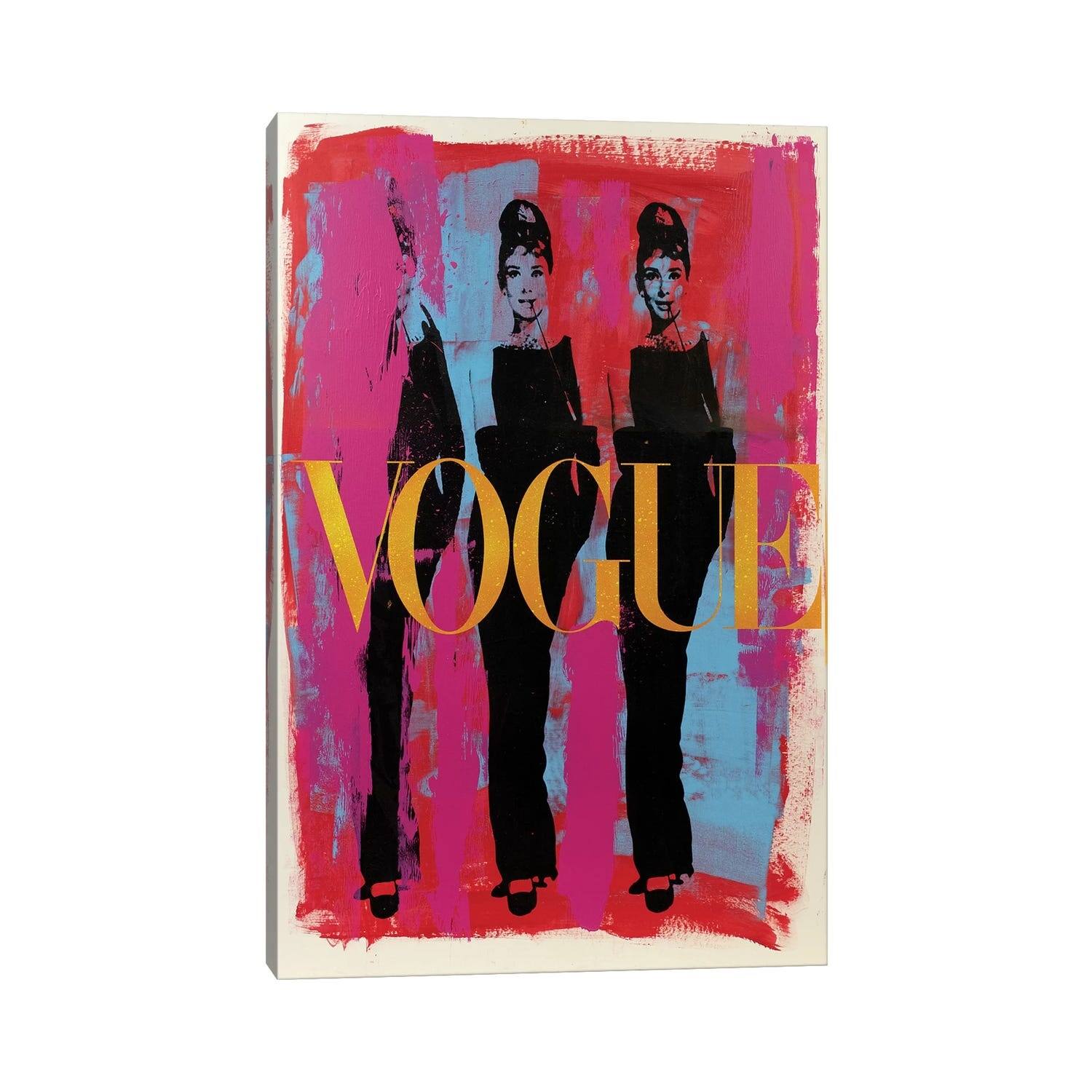 iCanvas "Audrey Hepburn Three Graces Vogue" by Dane Shue Canvas Print
